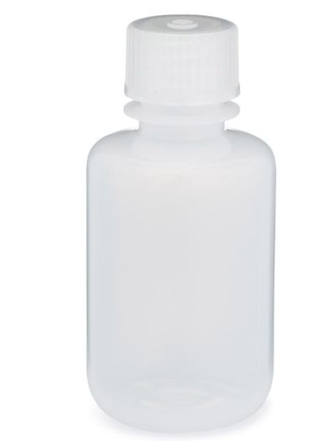 Diamond RealSealBottle, Narrow Mouth Boston Round, LDPE with PP Closure, 60mL, 12/bg