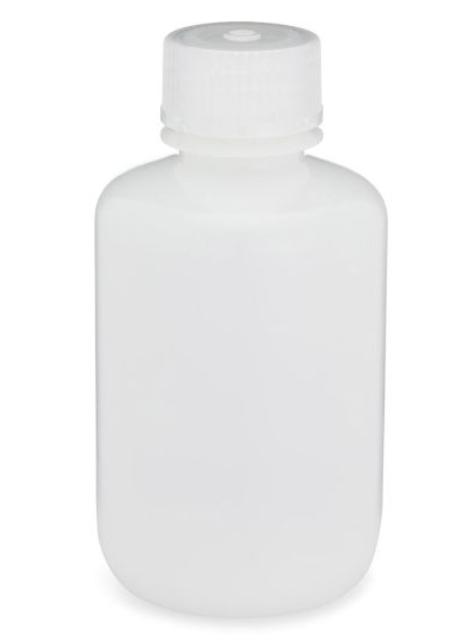 Diamond RealSealBottle, Narrow Mouth Boston Round, HDPE with PP Closure, 125mL, 12/bg