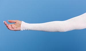 Spandanette Stockinette Single Ply Polyester, Non-Sterile, Latex-Free, White, 4"x25