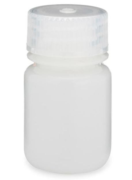 Diamond RealSealBottle, Wide Mouth Round, HDPE with PP Closure, 30mL, 12/bg