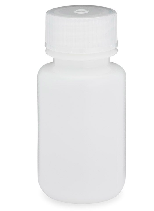 Diamond RealSealBottle, Wide Mouth Round, HDPE with PP Closure, 60mL, 12/bg