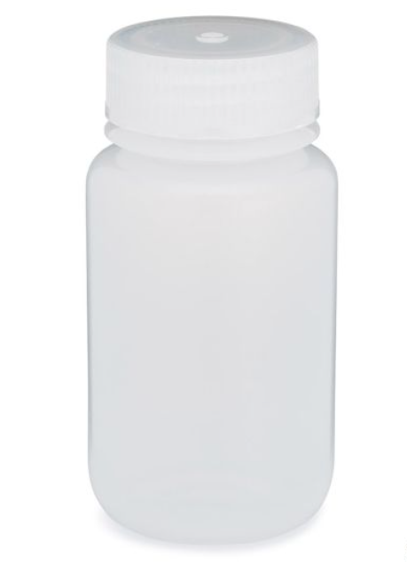 Diamond RealSealBottle, Wide Mouth, Round, LDPE w/PP Closure, 125mL, 12/bg