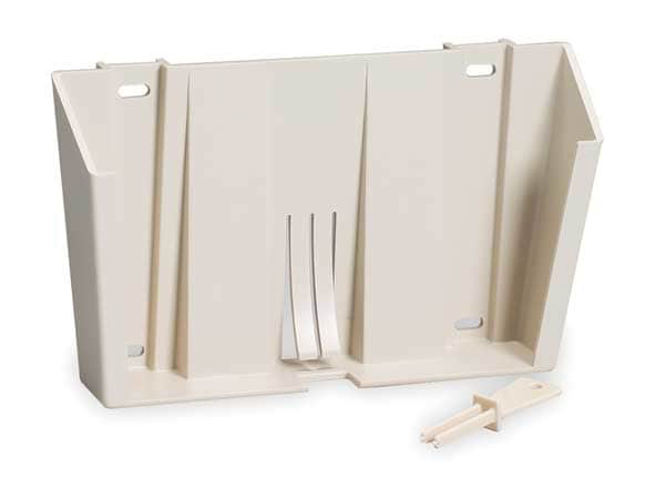 First Aid Only Lockable Wall Mount Bracket with Key for 5 Quart Sharps Container, Beige