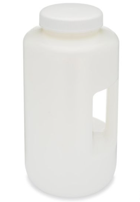 Diamond RealSealBottle, Wide Mouth with Handle, Round, HDPE with PP Closure, 4L