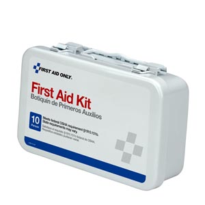 Vehicle First Aid Kit, 10 Person, Weatherproof Steel, Custom Logo