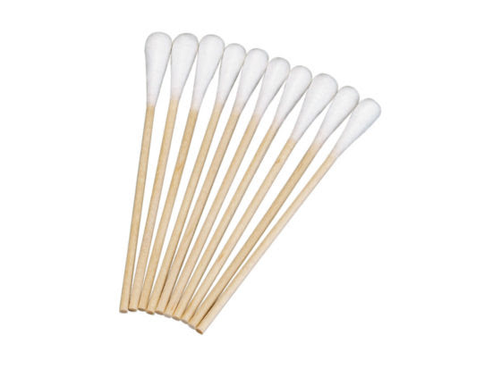 AMD-Medicom SB Swabs, 6in, Cotton Tip, ST, WH, 2/pch, 100pch/bx