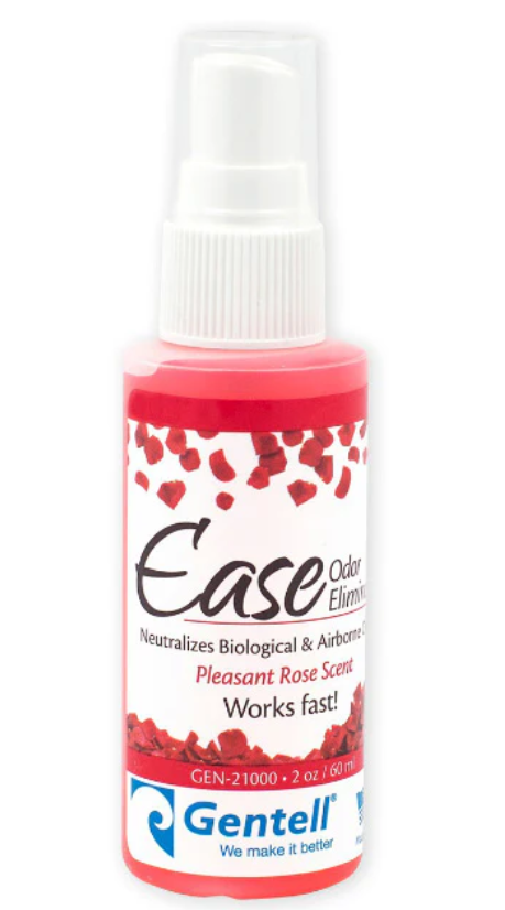 Gentell Ease Odor Eliminator, 2oz, Bottle, 24/cs