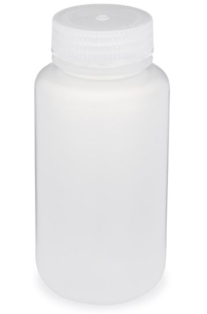 Diamond RealSealBottle, Wide Mouth, Round, PP with PP Closure, 250mL, 12/bg