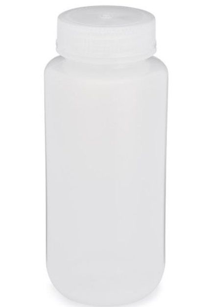 Diamond RealSealBottle, Wide Mouth, Round, LDPE with PP Closure, 500mL, 12/bg