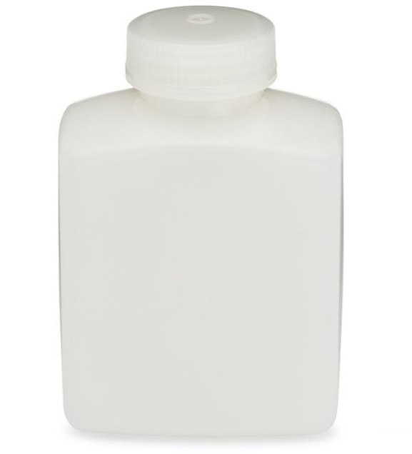 Diamond RealSealBottle, Wide Mouth Rectangular, HDPE with PP Closure, 500mL, 12/bg