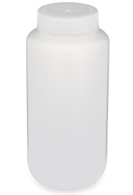 Diamond RealSealBottle, Wide Mouth, Round, PP with PP Closure, 1000mL, 6/bg