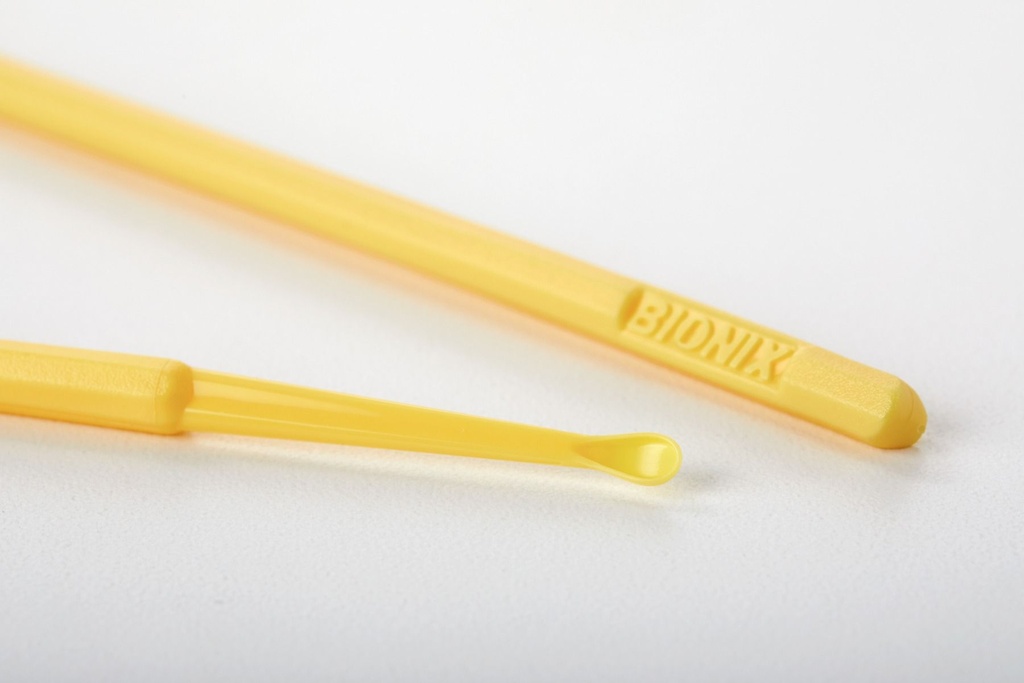 Bionix, LLC Ear Curette, CeraSpoon®, 4mm, Yellow, 50/bx