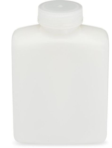 Diamond RealSealBottle, Wide Mouth Rectangular, HDPE with PP Closure, 1000mL, 6/bg
