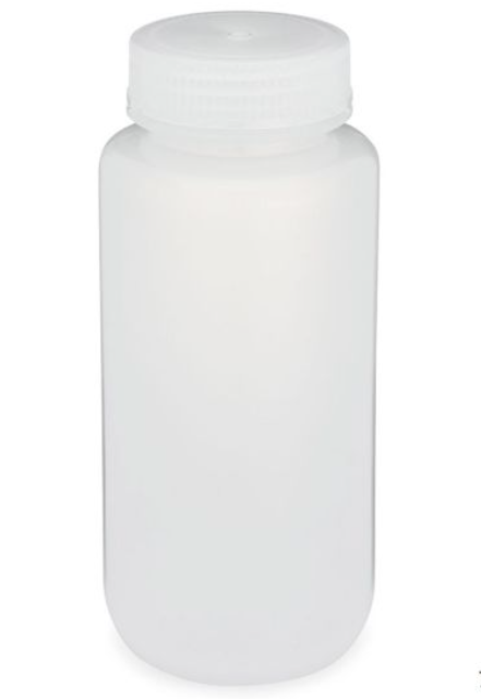 Diamond RealSealBottle, Wide Mouth, Round, PP w/PP Closure, 500mL, 4/bg
