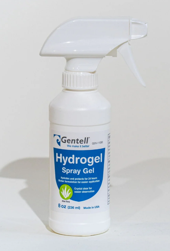 Gentell Hydrogel Spray Gel, 8oz, Bottle, 6/cs 