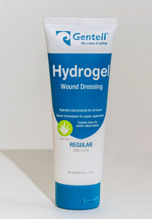 Gentell Hydrogel Wound Dressing, 4oz, Tube, 12/cs