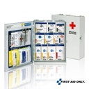 First Aid Only American Red Cross SmartCompliance Medium Food Service First Aid Kit with Metal Cabinet