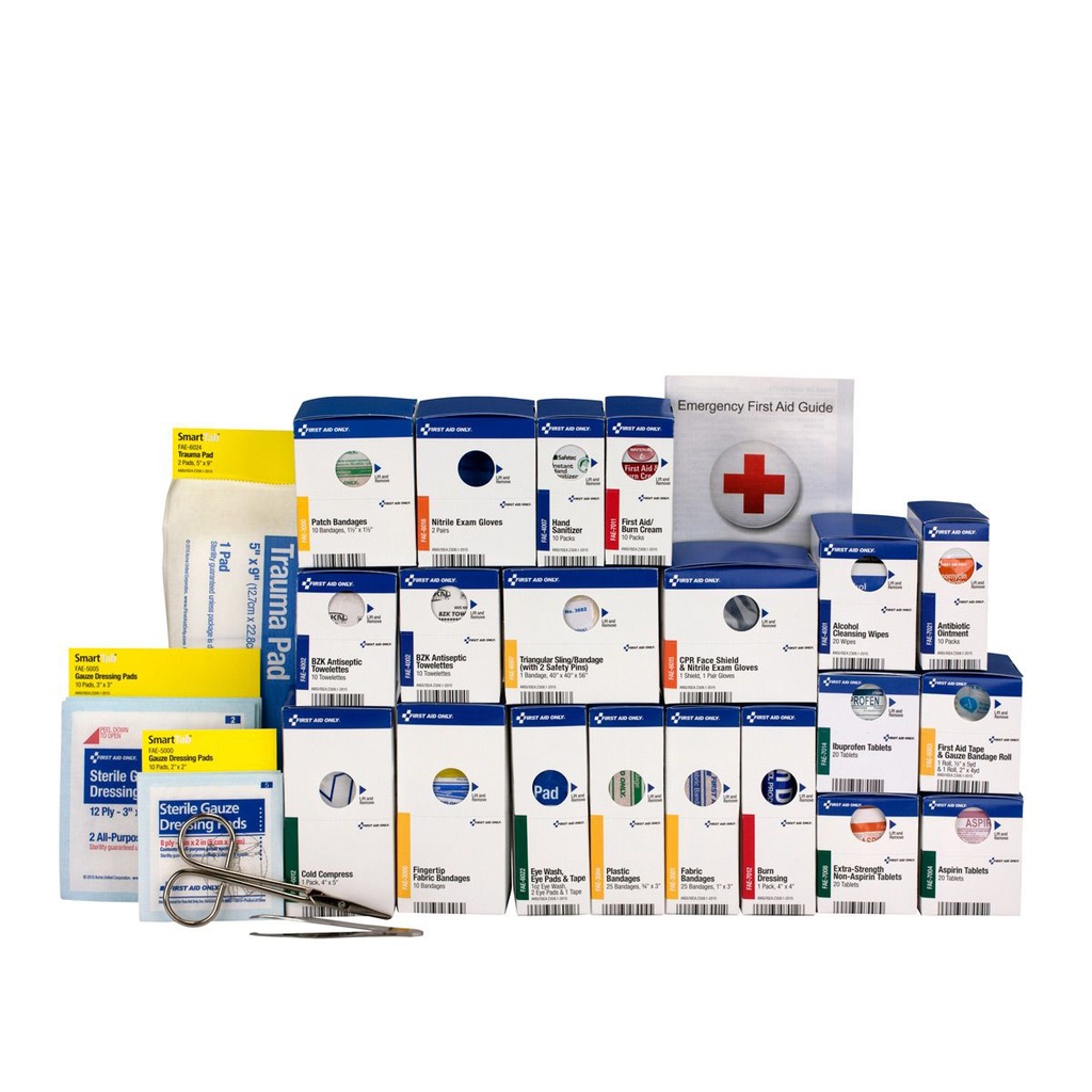 First Aid Only SmartCompliance 50 Person Class A+ Large Plastic First Aid Refill