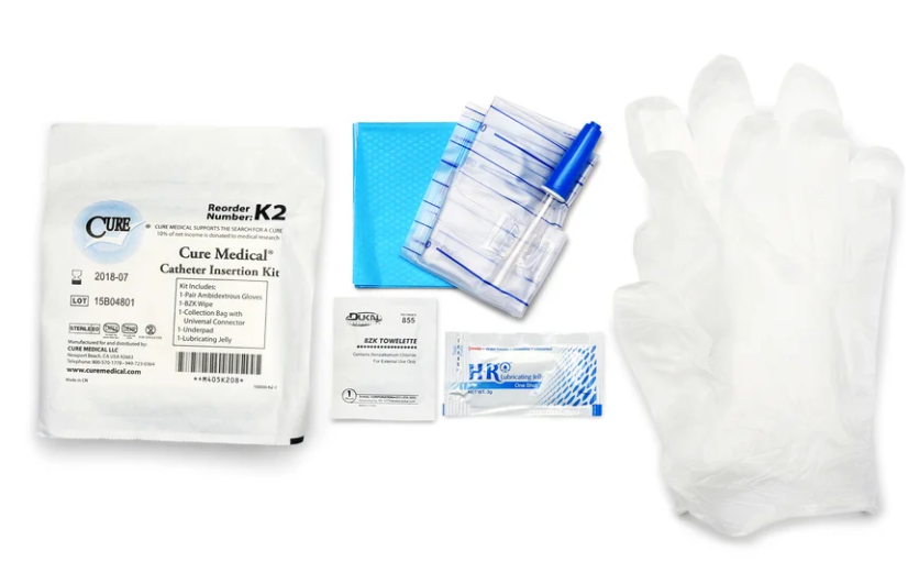 Catheter Insertion Kit with Universal Connector on a 1500 ml Collection Bag, 90/cs