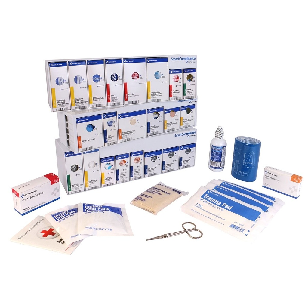 First Aid Only SmartCompliance 100 Person RetroFit Food Service Grid