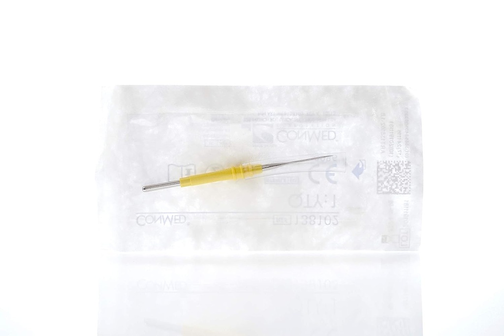 Conmed Stainless Steel Disposable Needle Electrode with Hex Hub, 40/Case