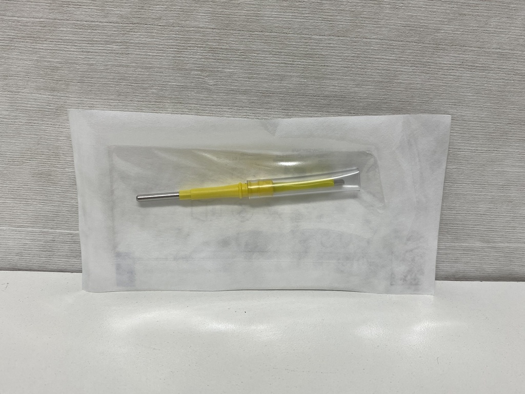Conmed Stainless Steel Disposable Flat Blade Electrode with Extended Insulation and Hex Hub, 40/Case