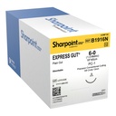 Surgical Specialties Sharpoint Plus 6-0 18 inch Express Gut Absorbable Suture with Needle and Undyed, 12 per Box