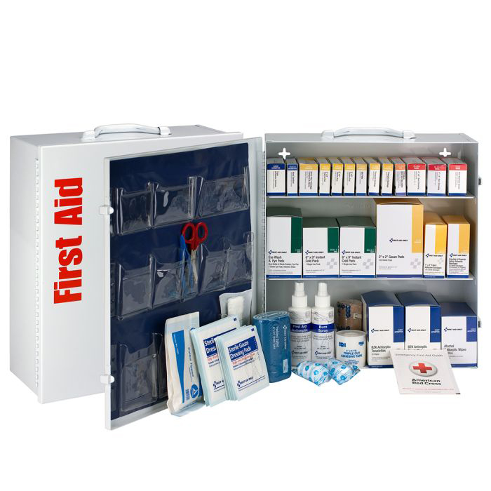 First Aid Only 3 Shelf ANSI Class B+ First Aid Kit with Steel Cabinet