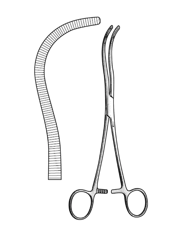 Sklar Instruments Guyon-Pean Vessel Clamp, 9.5", Reusable