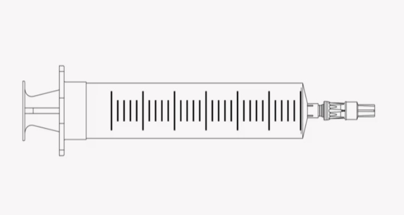 BD Needle-Free Syringe w/Bonded Texium Closed Male Luer, 30mL