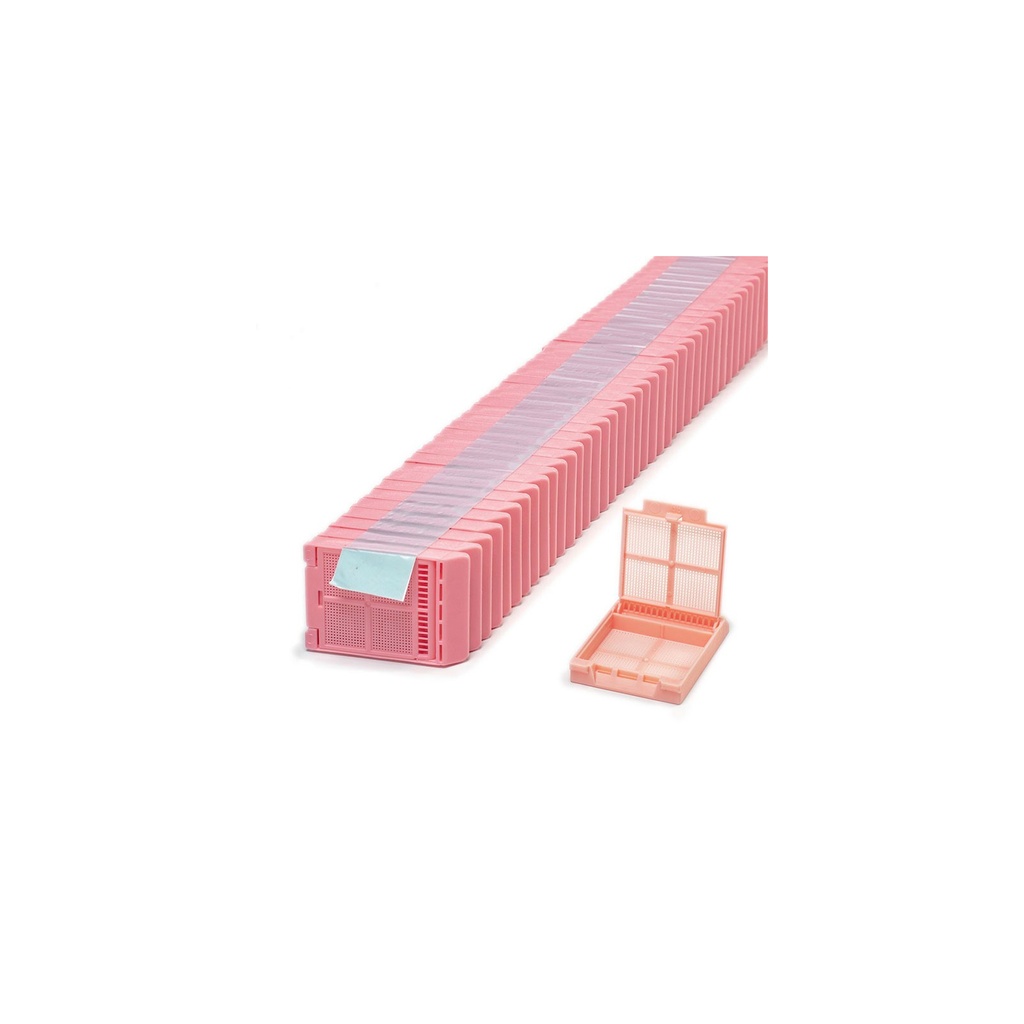 Micromesh Quickload Cassette Stacks for Robotic Feed Printer, Biopsy, Pink