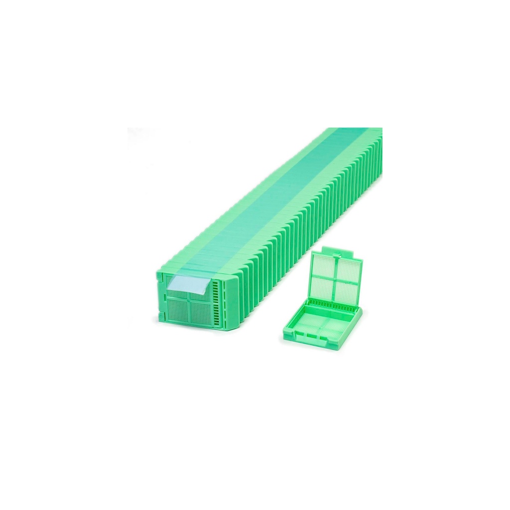 Micromesh Quickload Cassette Stacks for Robotic Feed Printer, Biopsy, Green
