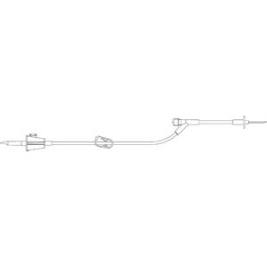 Fluid Transfer Set, Same Features as 356050 But Built-In Latex Free (LF) Y-Site Medicinal Entry Point For Multiple Injections, 23"L, 50/cs