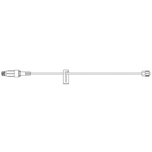 Small Bore Extension Set , Removable ULTRASITE Valve, Luer Lock Connection, 0.7mL Priming Volume, 14"L, DEHP & Latex Free (LF), 100/cs