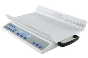 Antimicrobial High Resolution Digital Neonatal/Pediatric Four Sided Tray Scale with Built-in Pelstar Wireless Technology, KG only