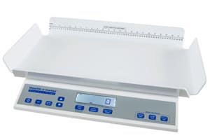 Antimicrobial High Resolution Digital Neonatal/Pediatric Four Sided Tray Scale with Built-in Pelstar Wireless Technology, KG only