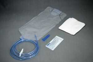 Enema Bag/ Bucket Set, 1500mL Bag, 60" Tubing, Pre-Lubricated Tip, Slide Clamp, Soap Packet & Waterproof Drape, 50/cs (60 cs/plt)