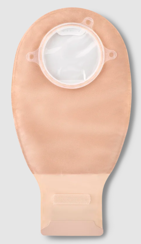 Drainable Pouch, 12", 2-Sided Comfort Panel, Filter, Opaque (with Window), InvisClose Tail Closure system, 1 1/2" Stoma, 10/bx