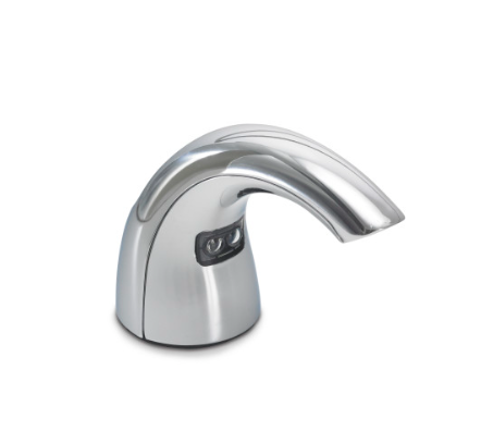 Foam Soap Dispenser, Touch Free, Battery Powered, CXT Counter Mount, Chrome, Compatible with CX 1500 and 2300 ml Refills, 1/cs