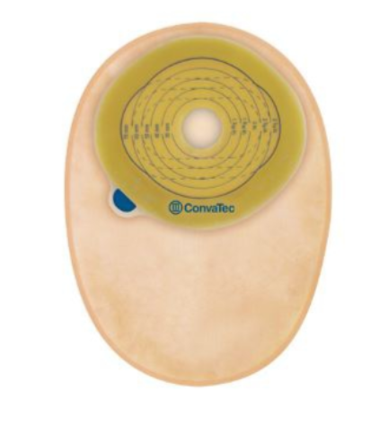 Closed-End Pouch, 8", 2-Sided Comfort Panel, Pre-Cut Modified Stomahesive Skin Barrier, Filter, Opaque, 1 9/16" Stoma, 30/bx