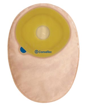 Closed-End Pouch, 8", 2-Sided Comfort Panel, Pre-Cut Modified Stomahesive Skin Barrier, Filter, Opaque, 1" Stoma, 30/bx
