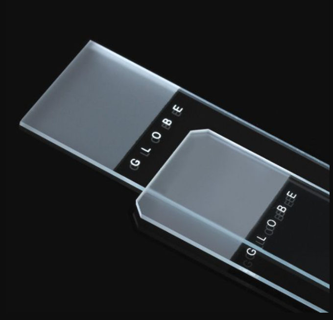 Microscope Slides, Diamond White Glass, 25x75mm, 90° Ground Edges, Frosted: 1 End, 2 Sides, 72/bx, 20bx/cs (10 Gross)