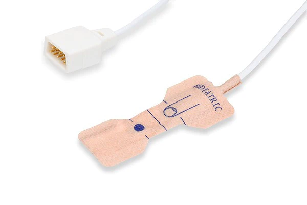 SpO2 Disposable Sensors, Pediatric (15-40Kg), Nonin Compatible, 24/bx Compatible w/ OEM: DP-2231-2, 6000CP/7000P