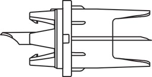 Binary Connector For 250mL EXCEL IV Container, 200/cs