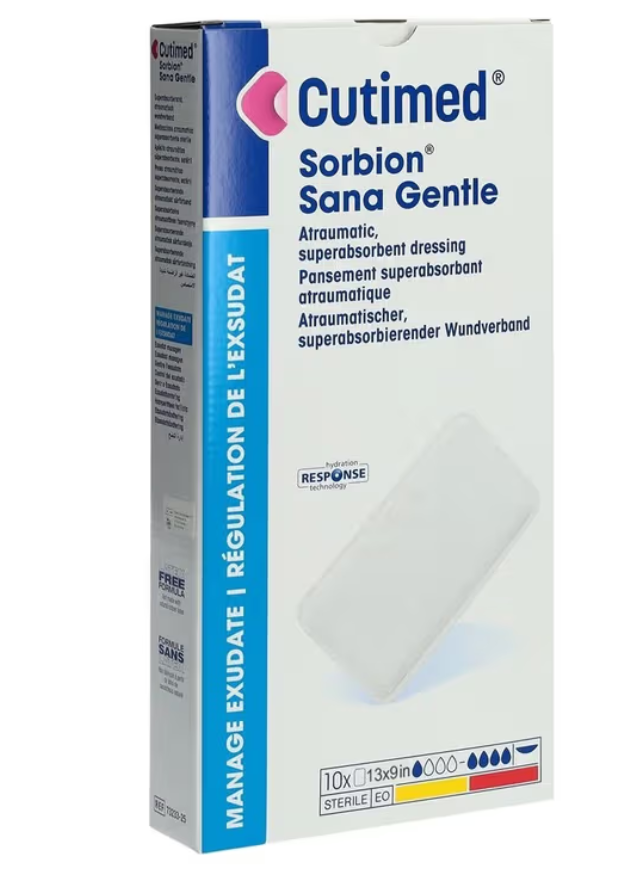 BSN Medical/Jobst Cutimed Sorbion Sana Gentle, 9" x 13", 10/bx