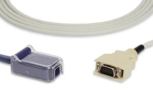 SpO2 Adapter Cable, 300cm, Nihon Kohden Compatible w/ OEM: B400-1301, NK-OEM-10, OEM-10, CB-A400-1011OE, TE1724
