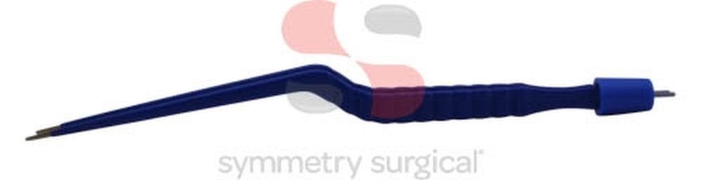 Olsen 8" (20.3cm) PRECISION Single-Use Non-Stick Bipolar Forceps, Smooth 1.5mm Tips, Straight, Insulated, 5/Box
