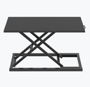 Luxor Pneumatic Standing Desk Converter, Black
