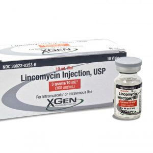Lincomycin Injection, USP (3 grams/10 mL Vial) 300mg/mL, 10mL, 10/ctn (US Only, Excluding IA, IN and ND