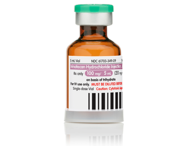 Irinotecan Hydrochloride Injection, USP, 20mg/ml, 5ml Vial, Single Dose, Onco-Tain Glass Fliptop Vial